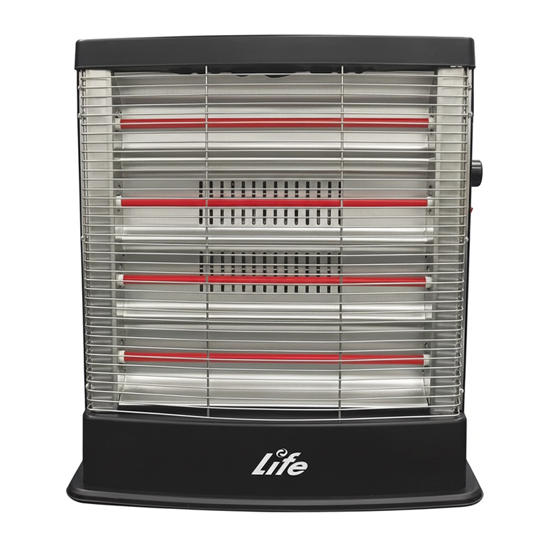 <em>بخاری</em> برقی 6 شعله فن دار لایف